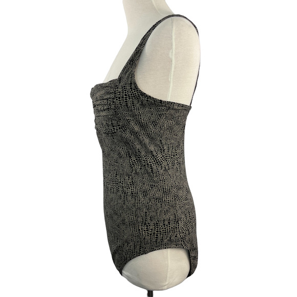 Calvin Klein Snakeskin One Piece Swimsuit Size XL - Picture 4 of 7